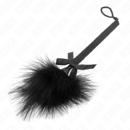 Kink Nylon Whip with Feathers - Sensory Play and Pleasure