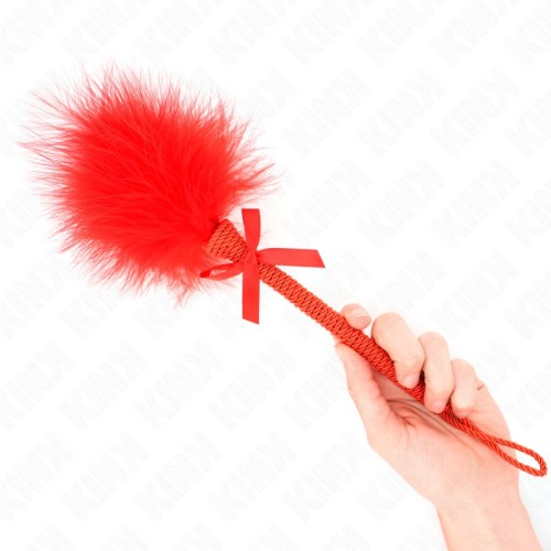 Kink Nylon Whip and Feather Duster - BDSM Essentials