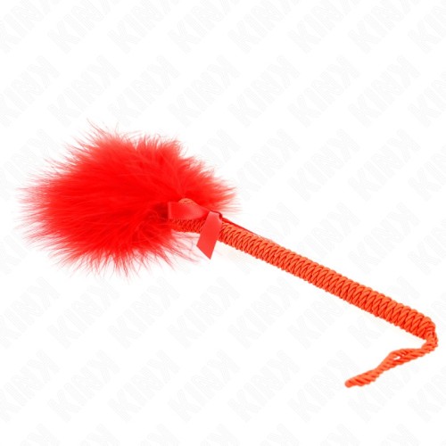 Kink Nylon Whip and Feather Duster - BDSM Essentials