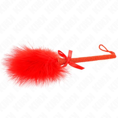 Kink Nylon Whip and Feather Duster - BDSM Essentials