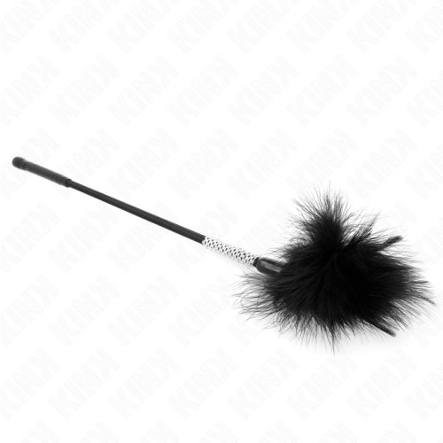 Kink - Feather Tickler with Rhinestone Handle 50 Cm