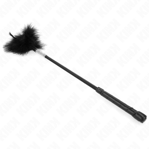 Kink - Feather Tickler with Rhinestone Handle 50 Cm