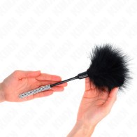 Kink Feather Tickler with Rhinestone Handle - 27 cm