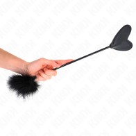 Kink Heart Paddle with Feathers 31 cm