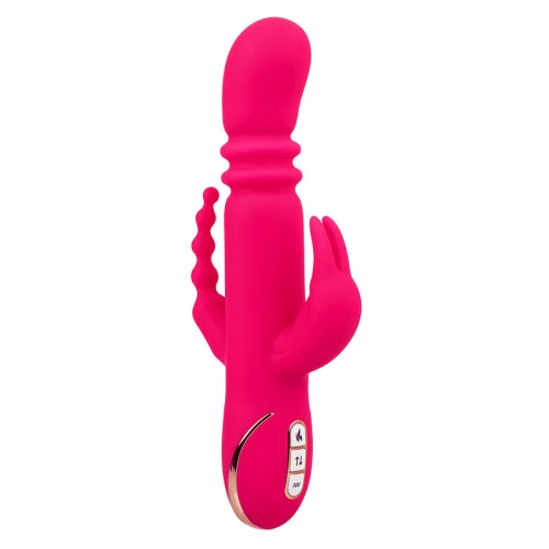 Jack Fantasy Heated Triple Rabbit Vibrator Pink