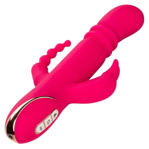 Jack Fantasy Heated Triple Rabbit Vibrator Pink