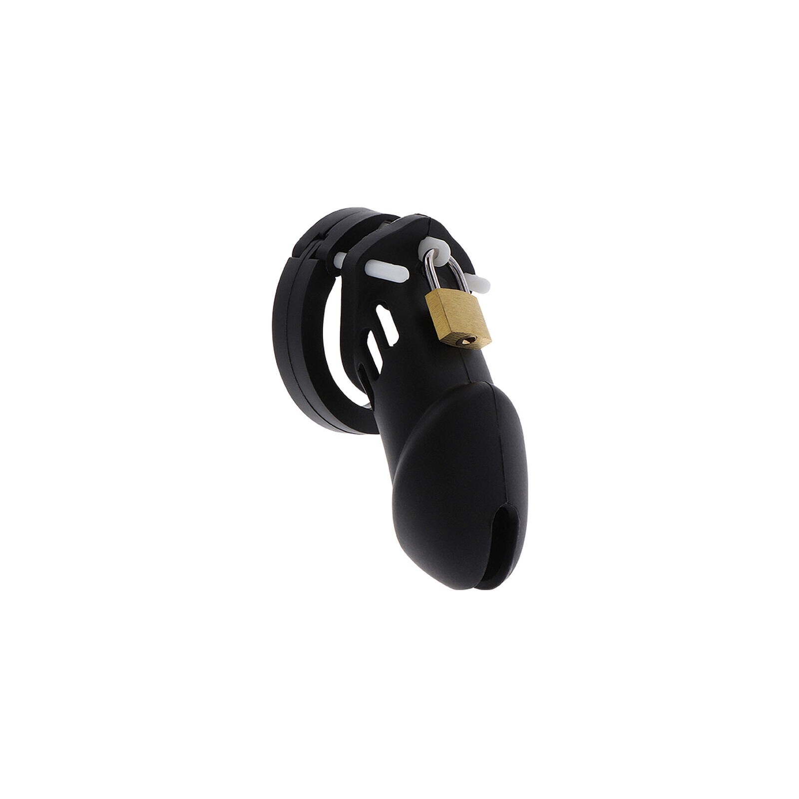 Extreme Silicone Chastity Cage Size L Black