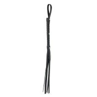 Fetish Fantasy Black Leather Whip - Limited Edition