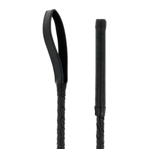 Darkness Black Fetish Whip for BDSM Play 70 Cm