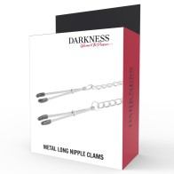 Darkness - Pinzas Ajustables Para Pezones Metal - Desata tus Deseos