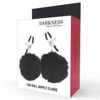 Darkness - Pinzas Para Pezones Con Pompones 1