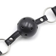 Ball Gag with Air Holes and Nipple Clamps