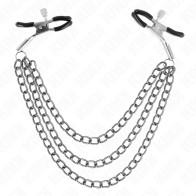 Kink Nipple Clamps with Chains - Sensual Control