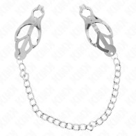 Kink Japanese Style Nipple Clamps with Chain