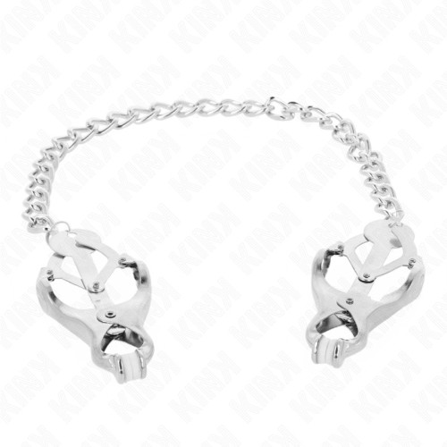 Kink Japanese Style Nipple Clamps with Chain