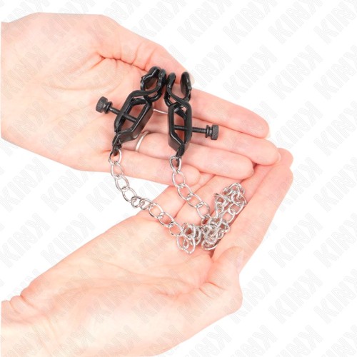 Kink Flat Nipple Clamps with Chain 30 cm