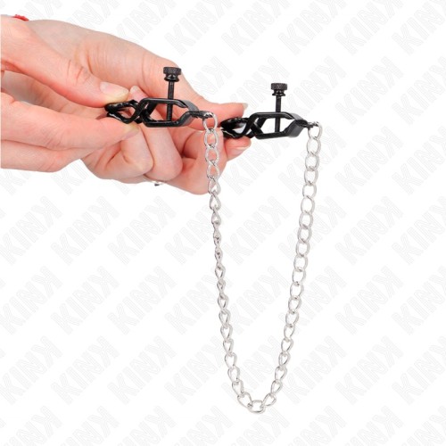 Kink Flat Nipple Clamps with Chain 30 cm