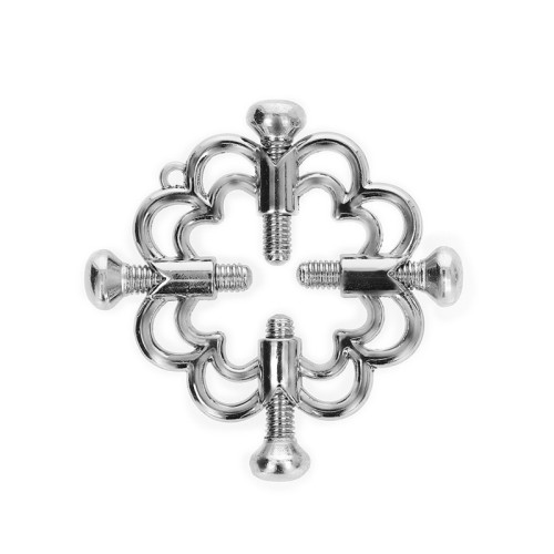 Kink Metal Flower Nipple Clamps for Sensual Play