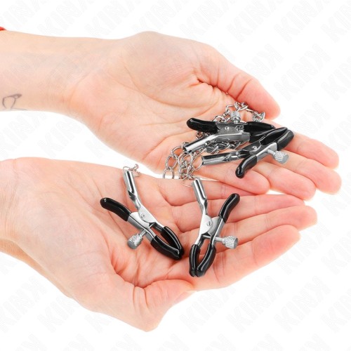 Kink Adjustable Nipple and Clitoral Clamps - Sensual & Safe