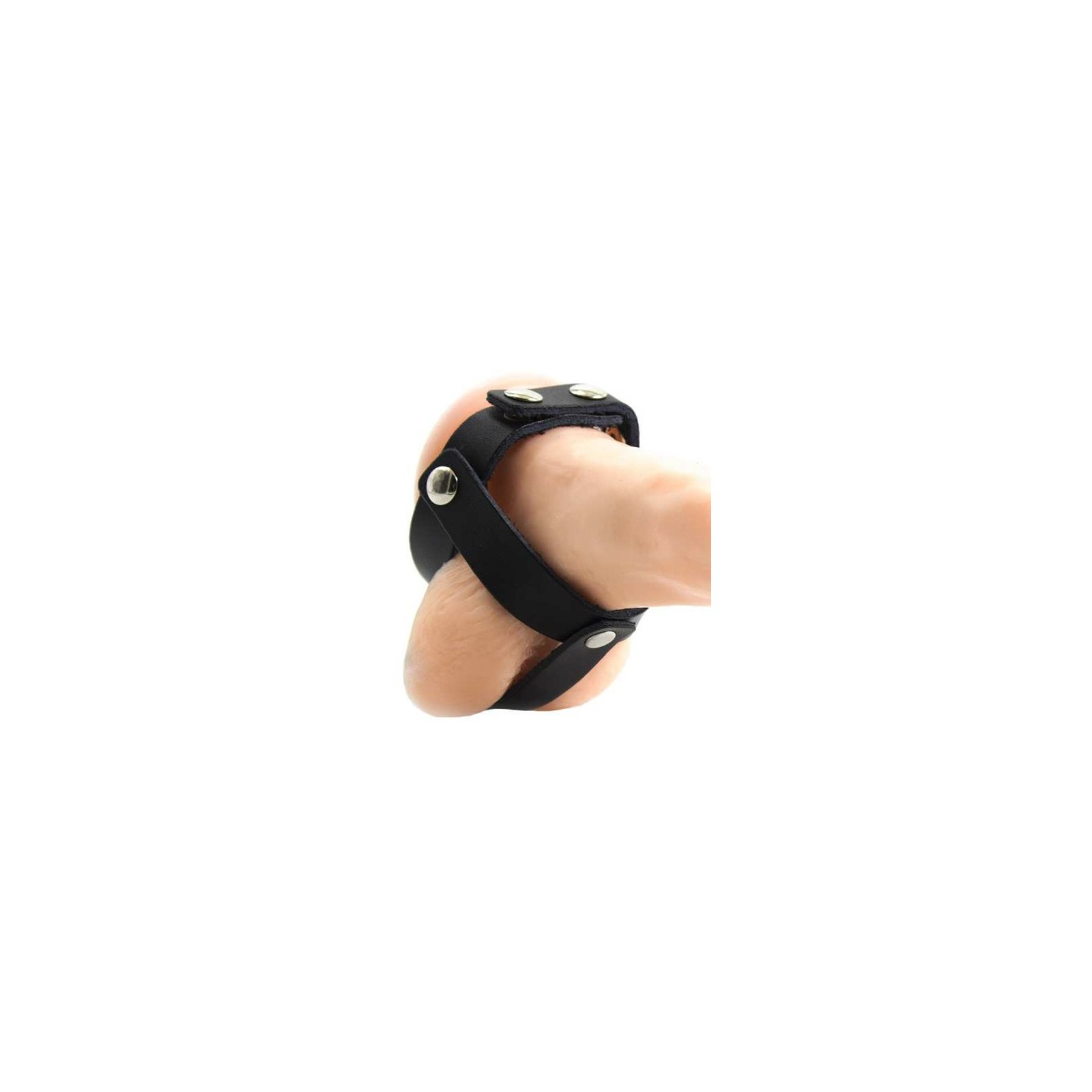 Leather Chastity Sleeve for Testicles - Fetish Gear