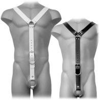 White Harness for BDSM - Adjustable and Versatile