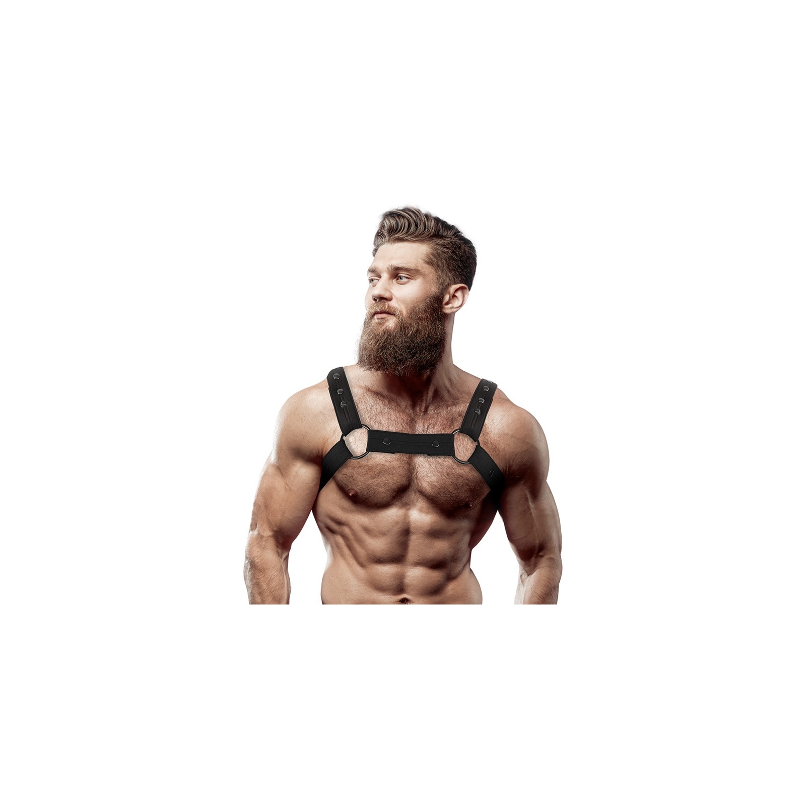 Adjustable Neoprene Chest Harness for Men - Stylish and Bold