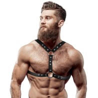 Eco-Leather Chest Harness with Double Support - Sexy Accessory