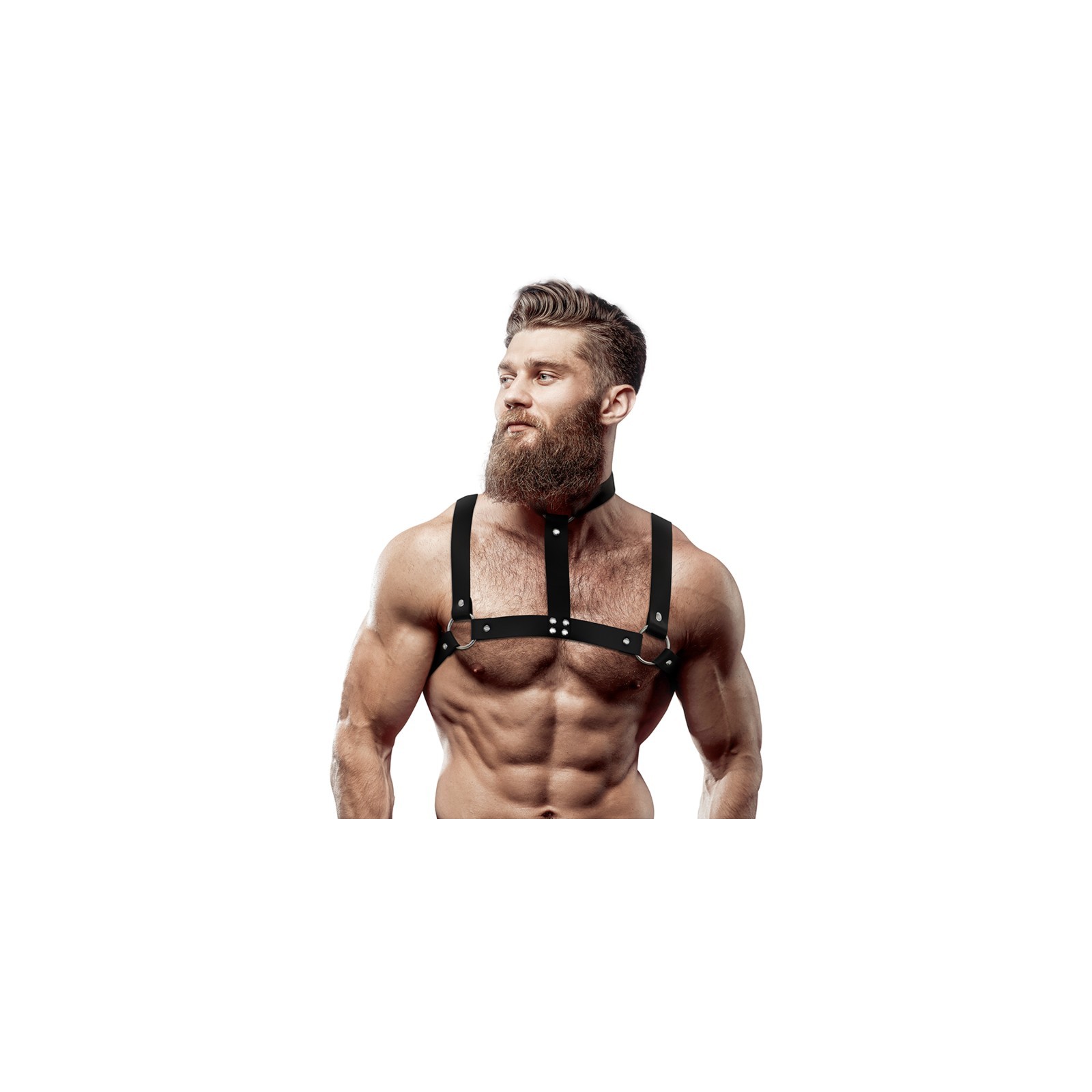 Adjustable Eco-Leather Chest Harness - Stand Out