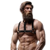 Adjustable Eco-Leather Chest Harness - Stand Out