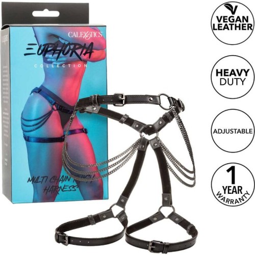 Euphoria Multi Chain Thigh Harness - Premium BDSM Accessory