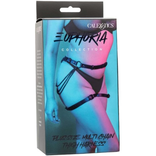 Euphoria Arnés Muslo Cadena Talla Grande para Momentos Sensuales