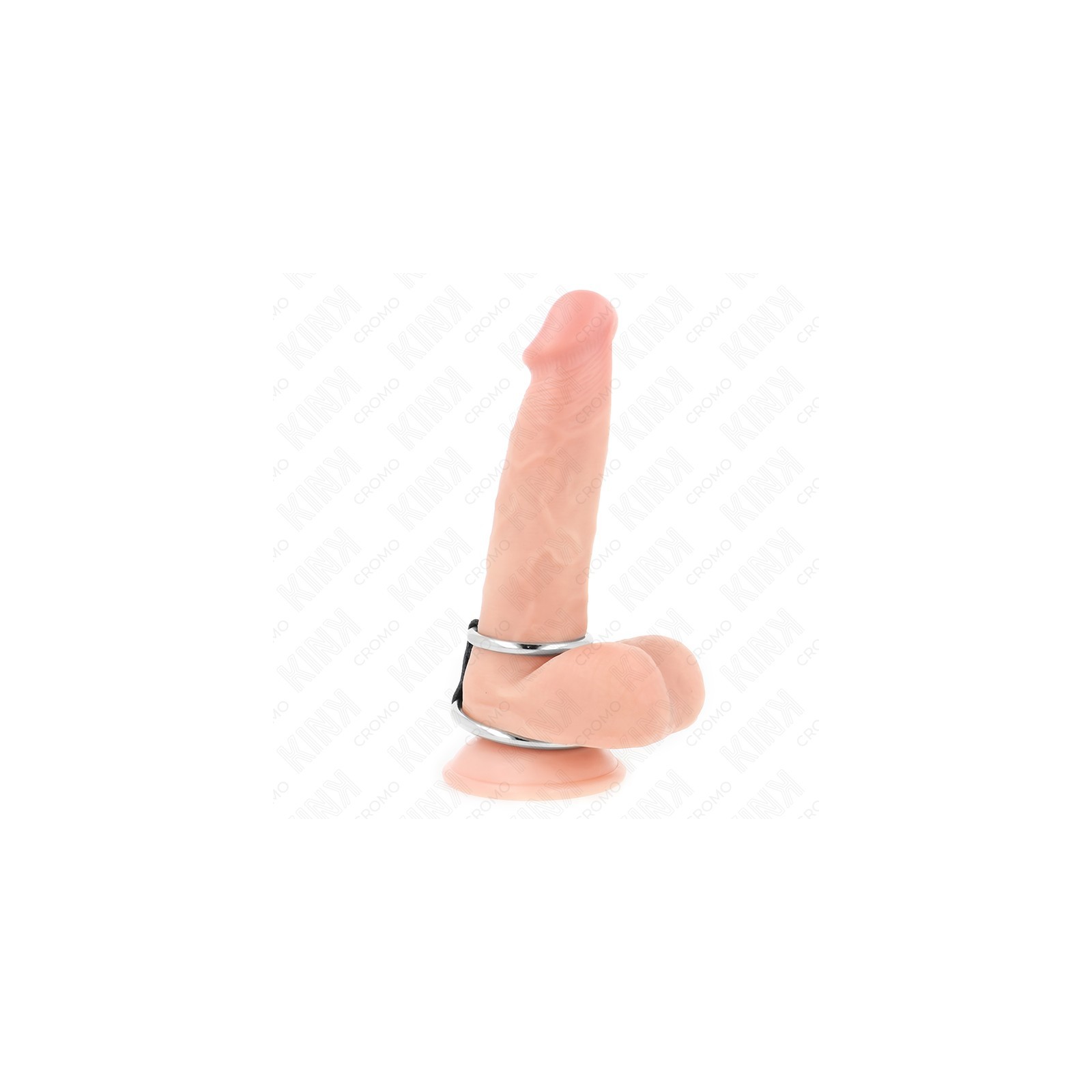 Kink - Anillo Pene Doble Metal 3.7 Cm a 5 Cm