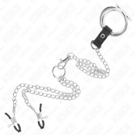 Kink Triple Penis Ring with Chain - Premium BDSM Gear