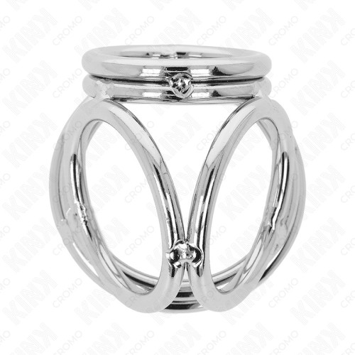 Anillo Pene Triple Metal Kink para Placer Mejorado