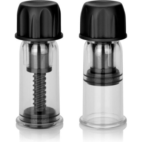 Vacuum Twist Nipple Suction Cups Black