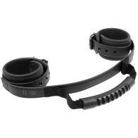 Fetish Submissive Adjustable Vegan Leather Handcuffs