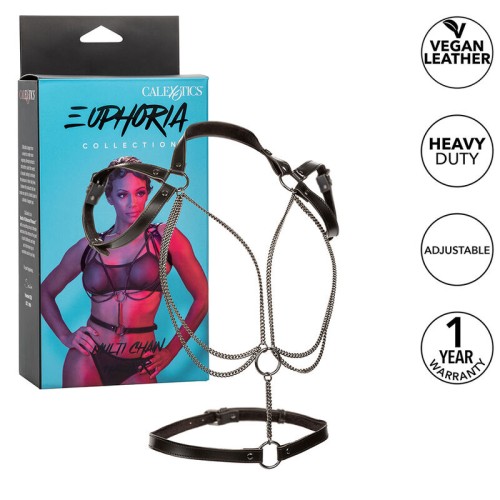 Euphoria Multi-Chain Halter Harness - Bold Style