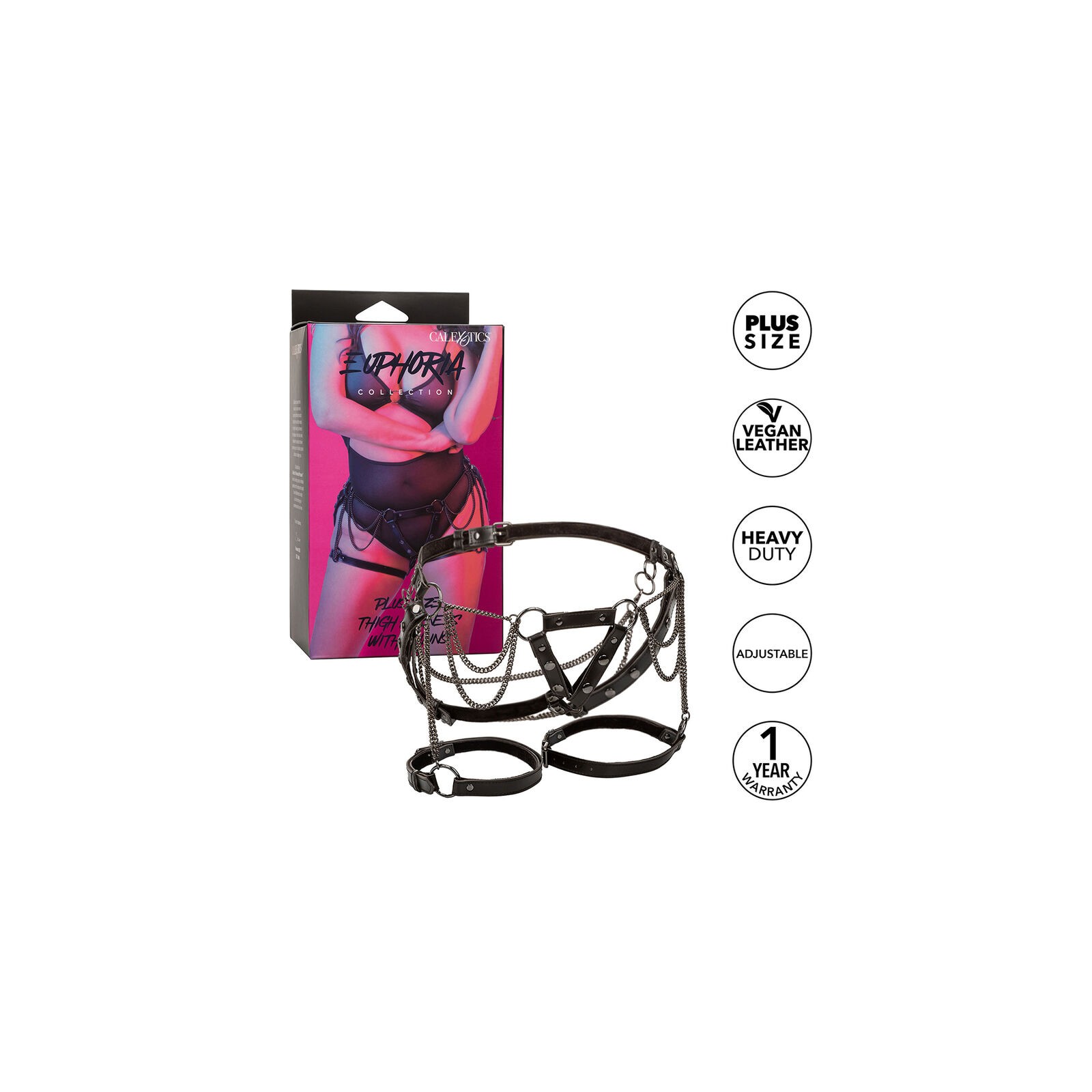 Euphoria Plus Size Thigh Harness - Empower Your Sensuality