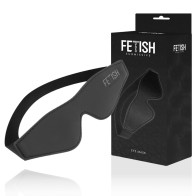 Fetish Submissive Vegan Leather Mask - Adjustable & Comfortable