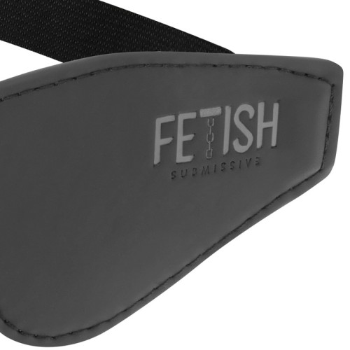 Fetish Submissive Vegan Leather Mask - Adjustable & Comfortable