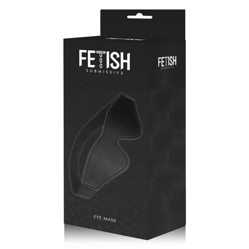 Fetish Submissive Vegan Leather Mask - Adjustable & Comfortable