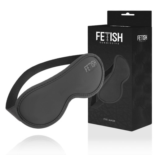 Fetish Submissive Vegan Leather Eye Mask II