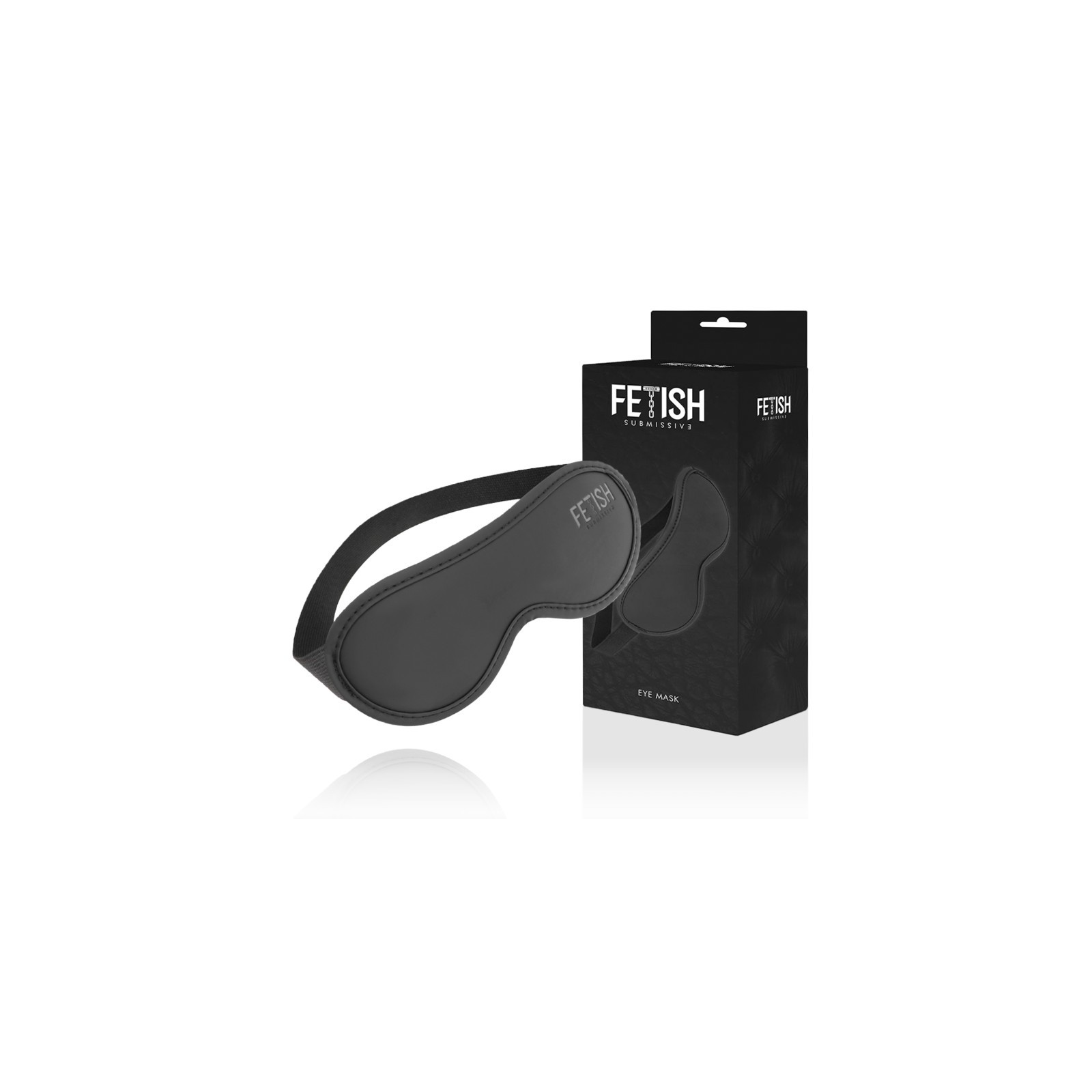 Fetish Submissive Vegan Leather Eye Mask II