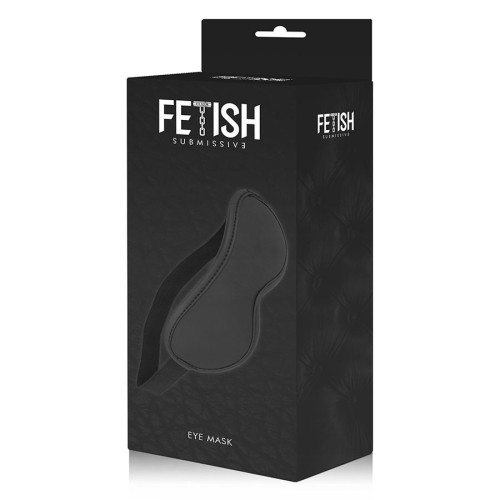 Fetish Submissive Vegan Leather Eye Mask II