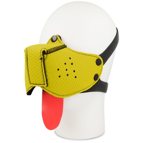 Yellow Dog Muzzle for Fetish Play