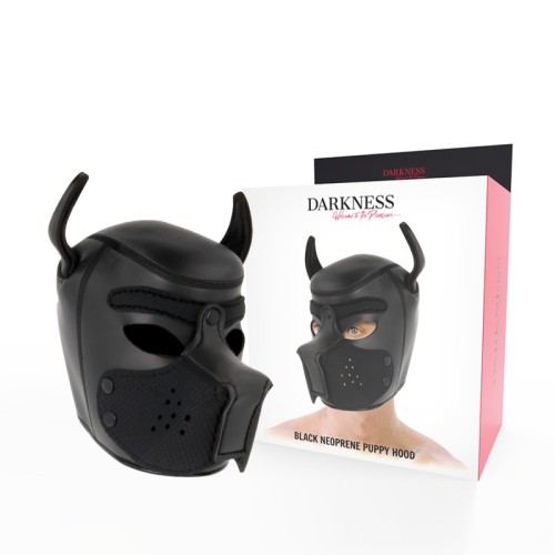 Darkness Dog Mask Neoprene with Removable Muzzle Size M