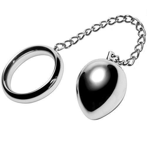 Cock Ring 40mm with Chain and Ball