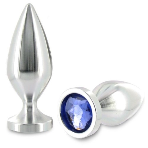 Large Crystal Aluminum Anal Plug 10.16cm