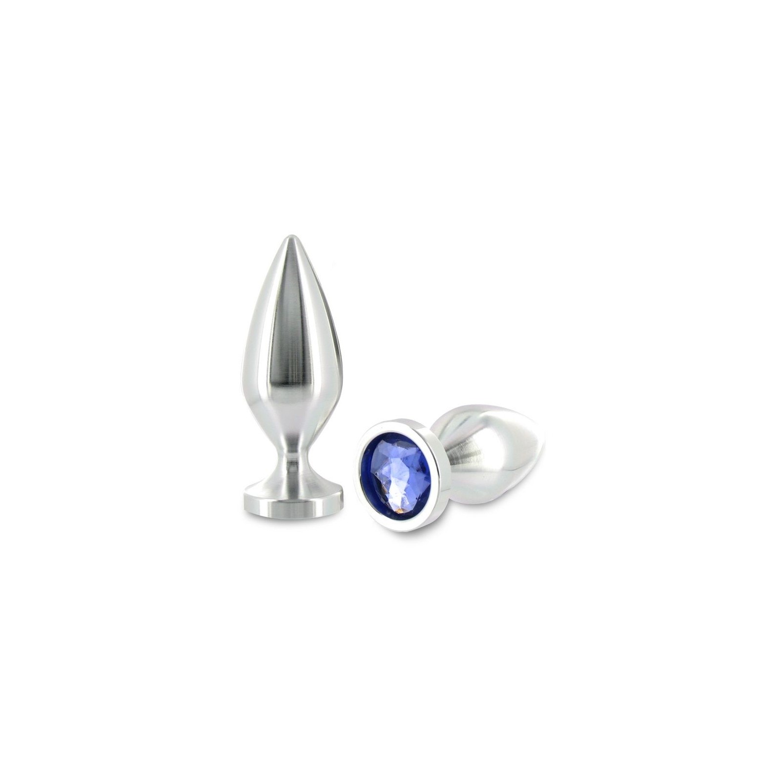 Large Crystal Aluminum Anal Plug 10.16cm