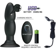 Pretty Love Vibrating Plug with Remote Control